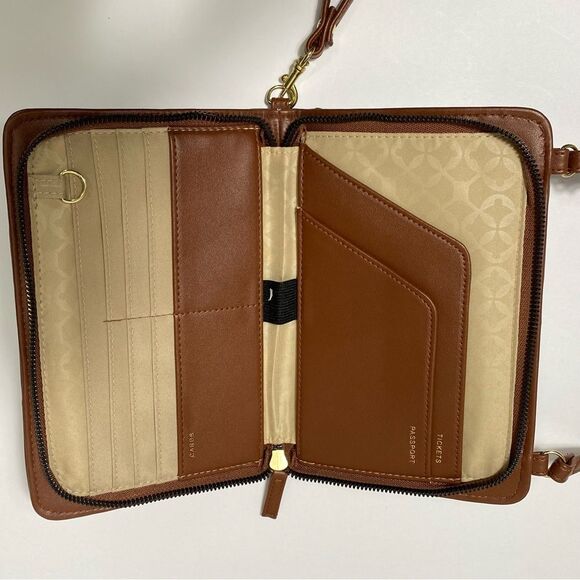 NWOT Time & Tru Women's Boho Coastal Clutch/Wallet/Wristlet Striped Shoulder Bag - Picture 2 of 15